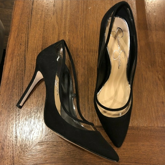 Jessica Simpson Shoes - New Jessica Simpson black suede pump's